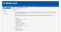 Desktop Screenshot of le-dbase.com